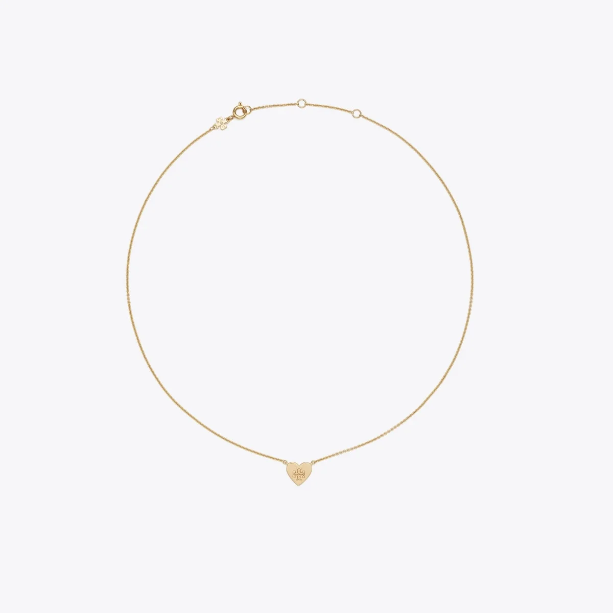 Forget Me Not Heart Pendant Necklace - 1