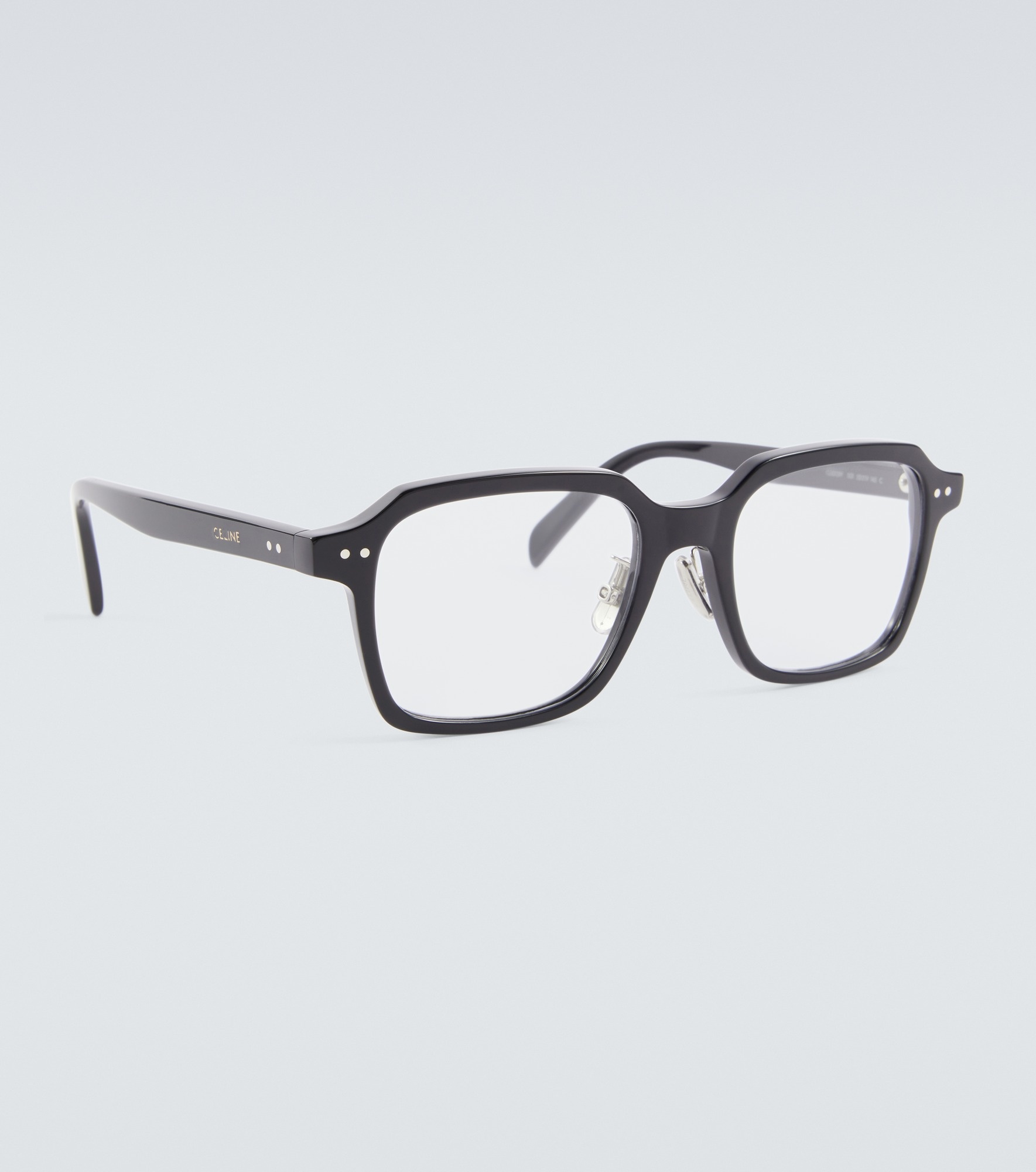 Thin 2 Dots square glasses - 4