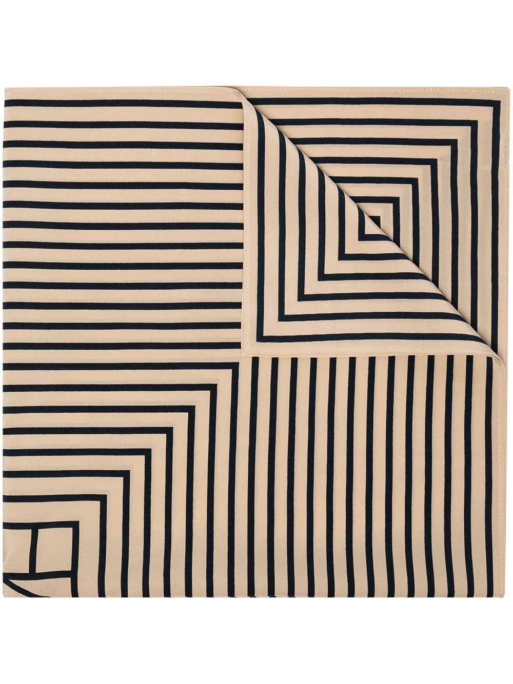 Monogram silk scarf - 1