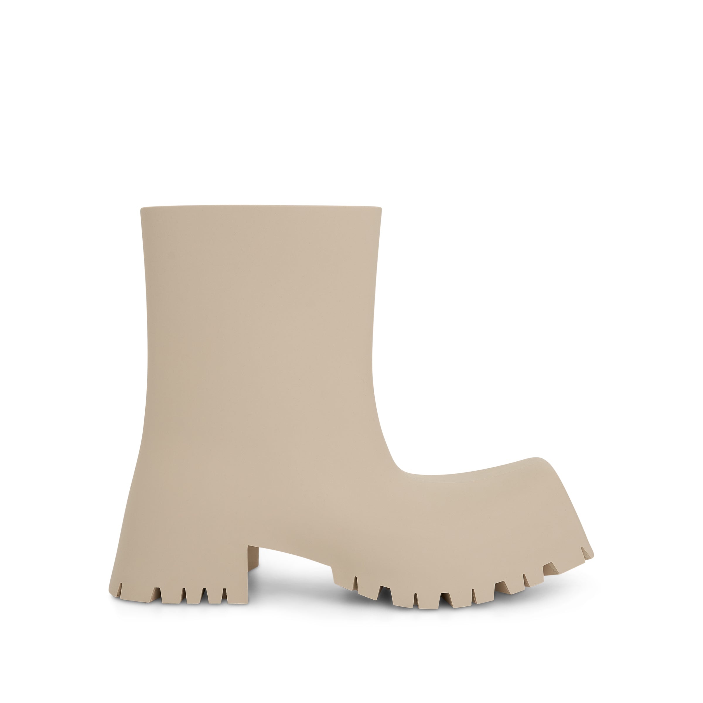 BALENCIAGA Trooper Rubber Low Boot in Beige | REVERSIBLE