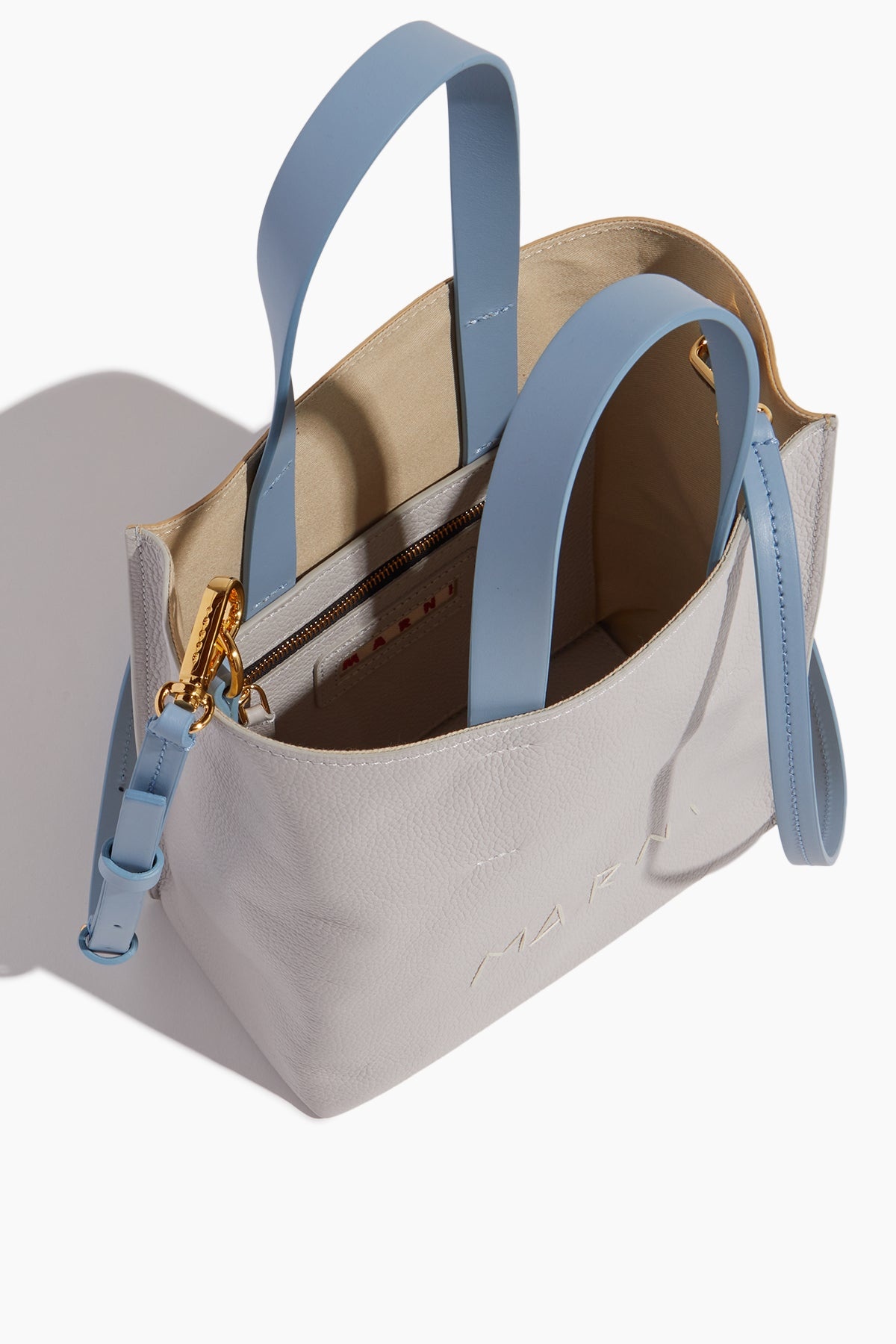Museo Soft Mini Tote in Sodium/Nomad/Dusty Blue - 4