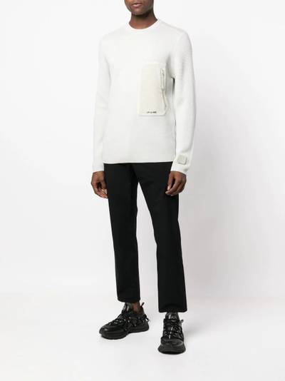 C.P. Company zip-pocket crew-neck jumper outlook