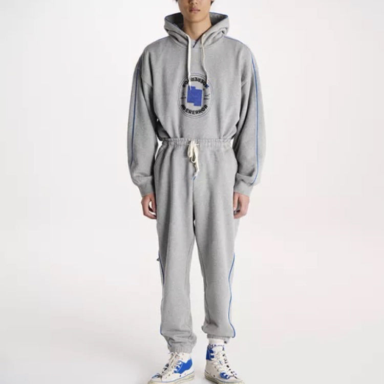 Converse x ADER ERROR SHAPES Pullover Hoodie 'Vintage Grey Heather' 10025392-A01 - 3