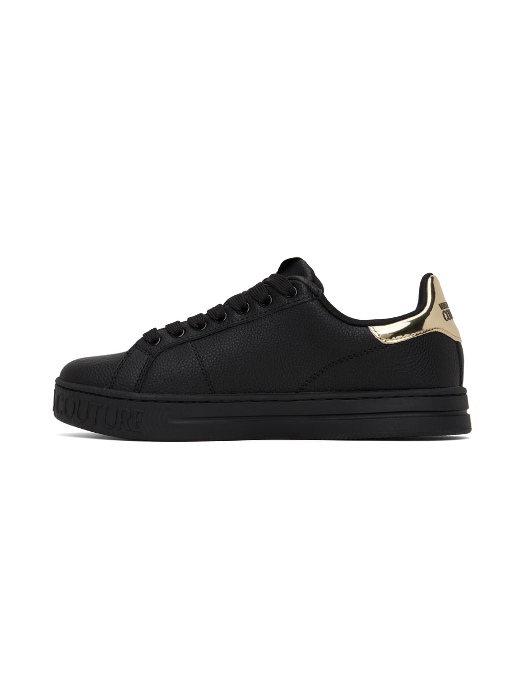 Black V-Emblem Court 88 Sneakers - 3