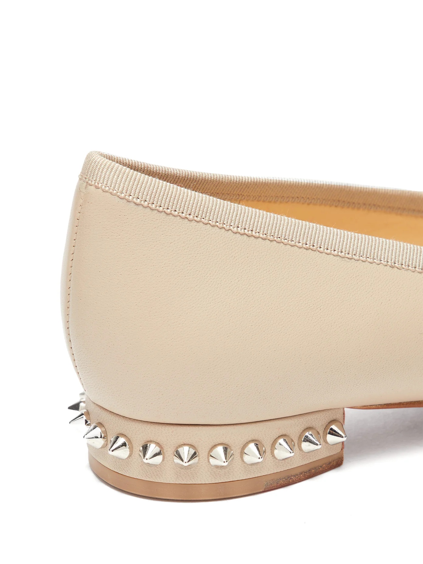 Hall spike-embellished leather ballet flats - 6