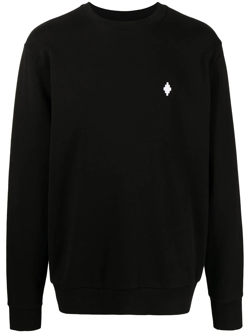 logo-print cotton sweatshirt - 1