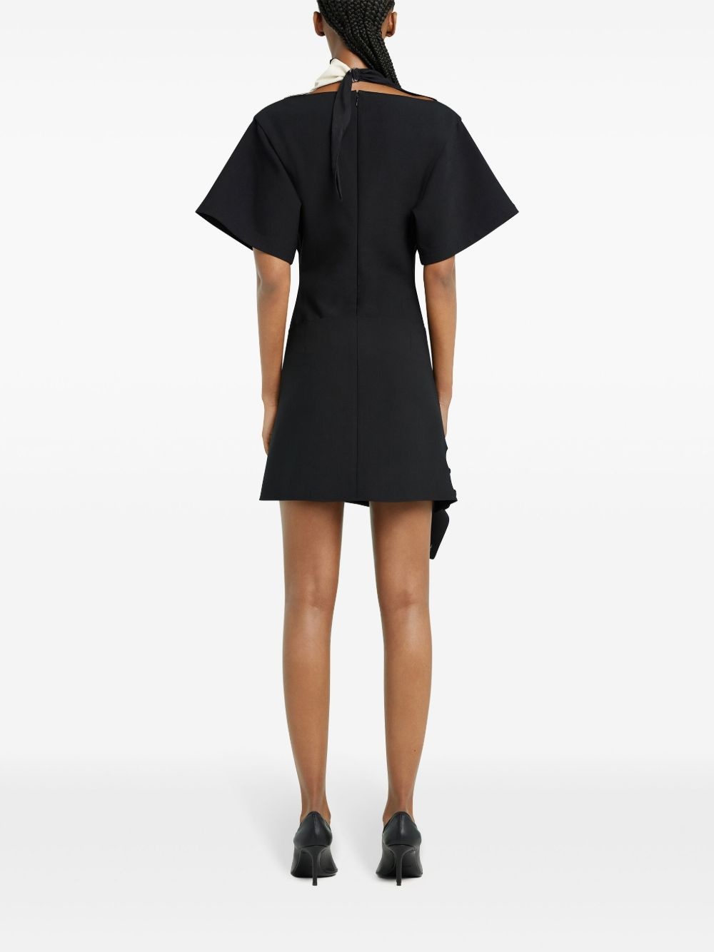cut-out mini skirt - 4