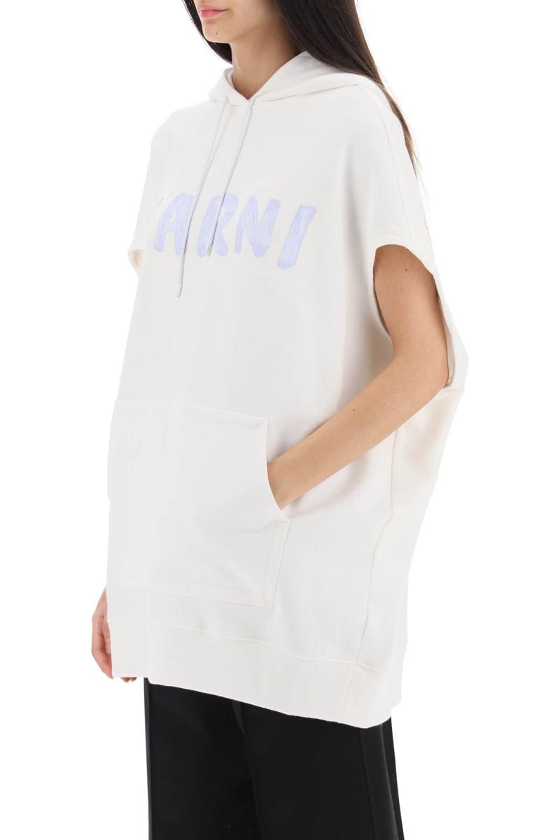 Marni Sleeveless Sweatshirt With Logo Print - 4