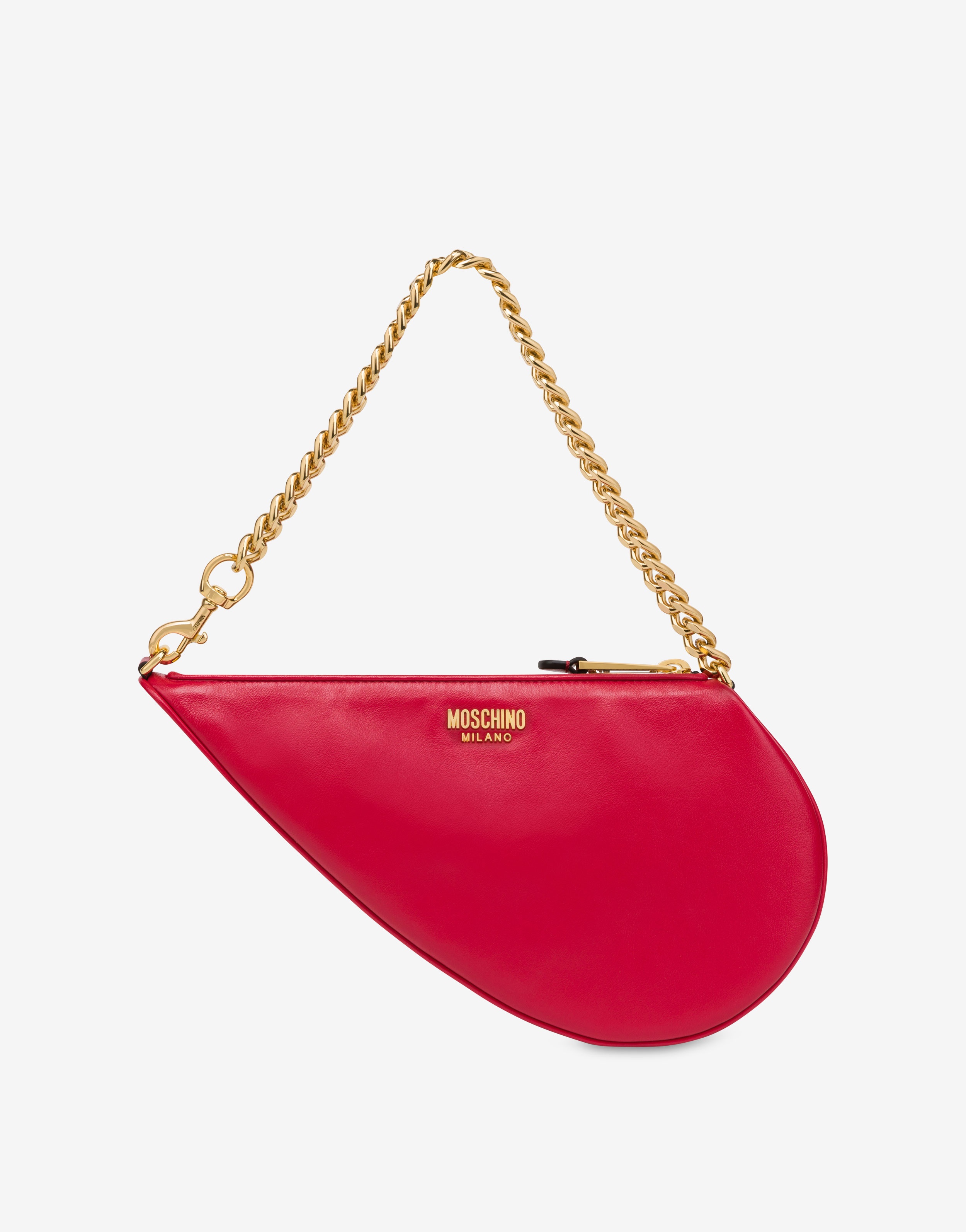 CALFSKIN RED HEART BAG - 1