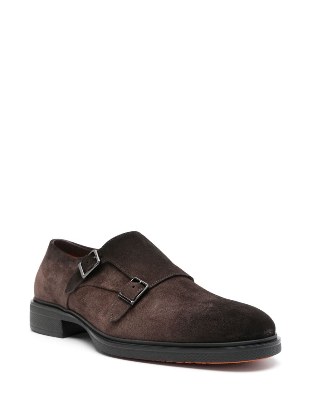 suede monk shoes - 2