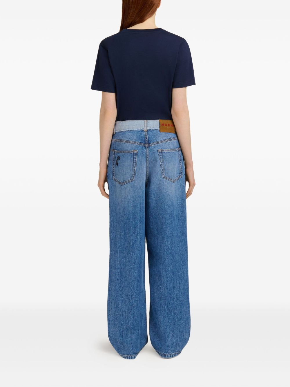 embroidered jeans - 4