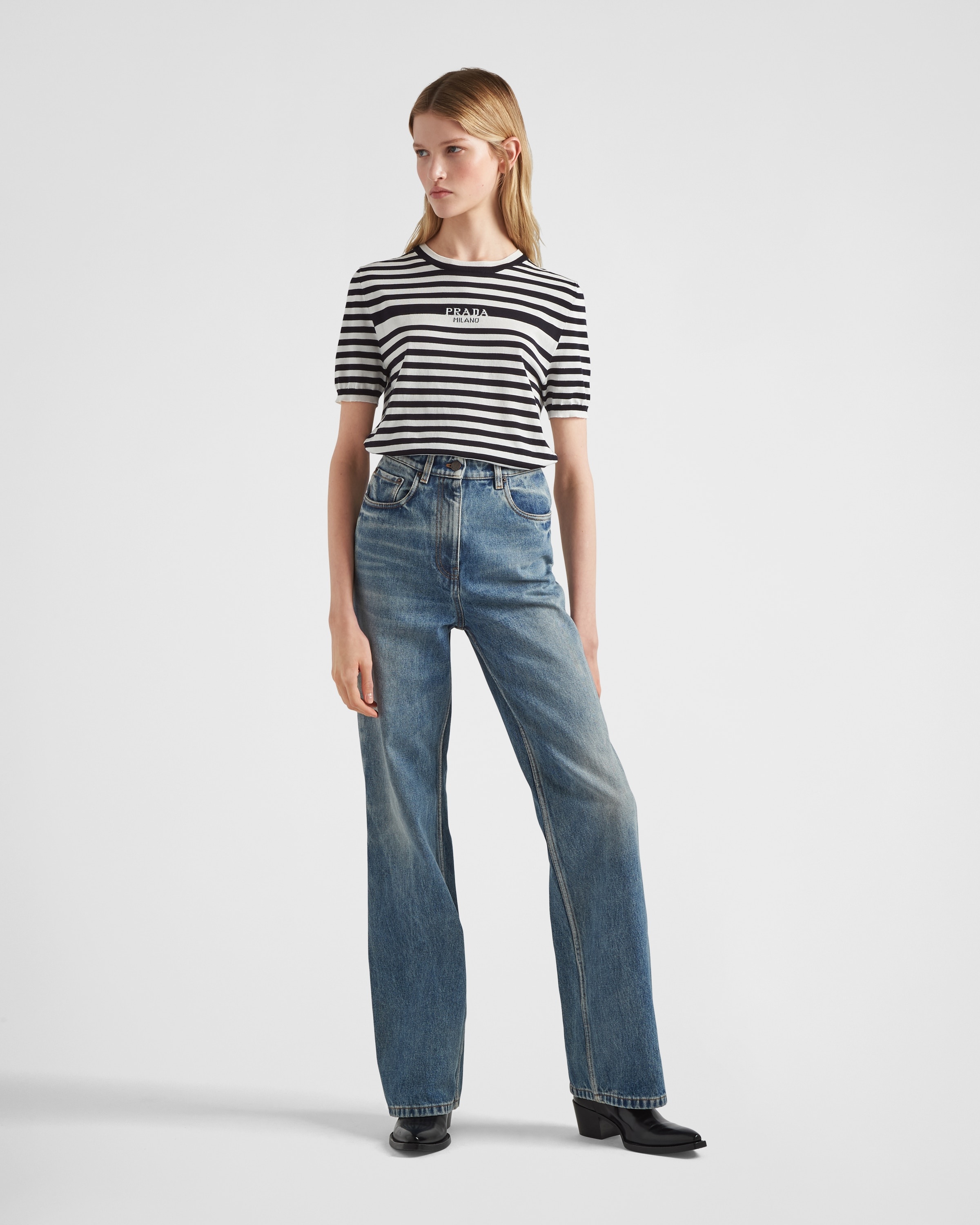 Five-pocket denim jeans - 2