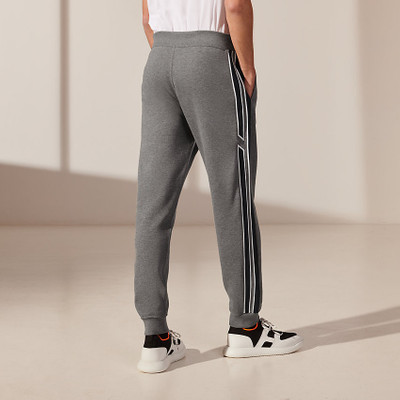 Hermès "Run H" bicolor jogging pants outlook