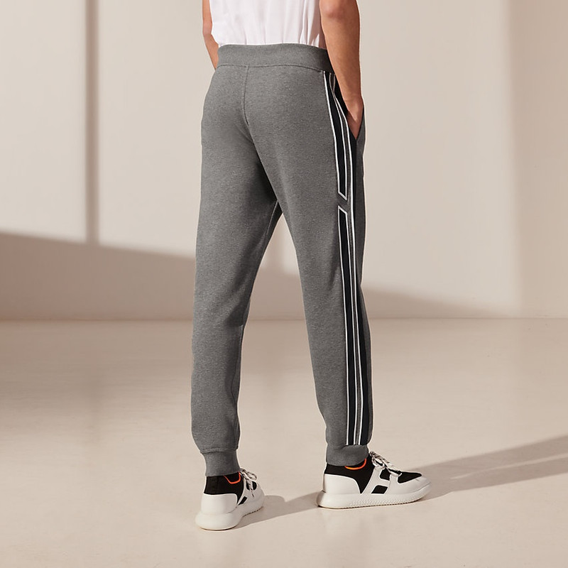 Hermès "Run H" bicolor jogging pants outlook