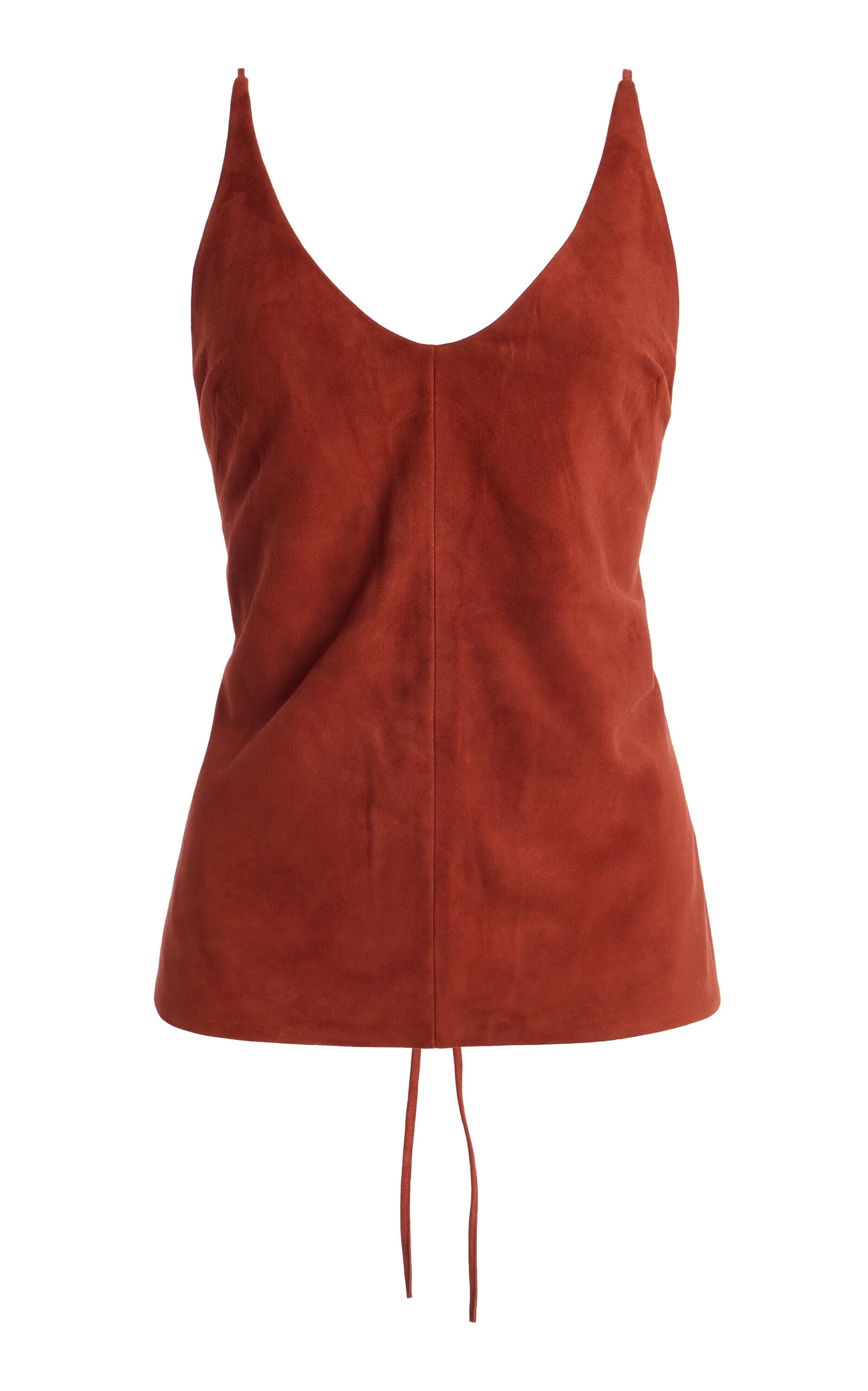 Exclusive Suede Tie Top - 1