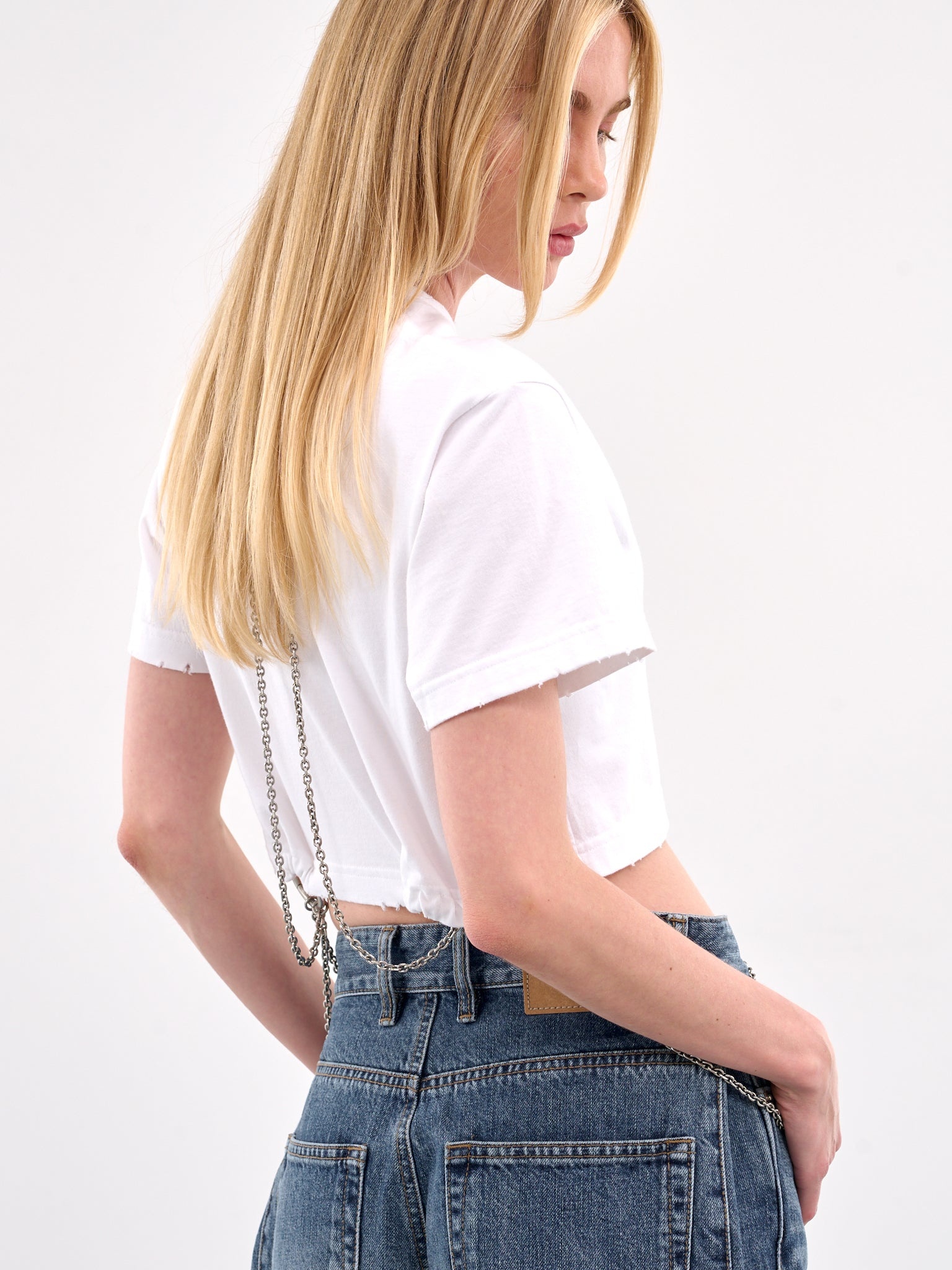 Ring & Chain Crop Tee - 5