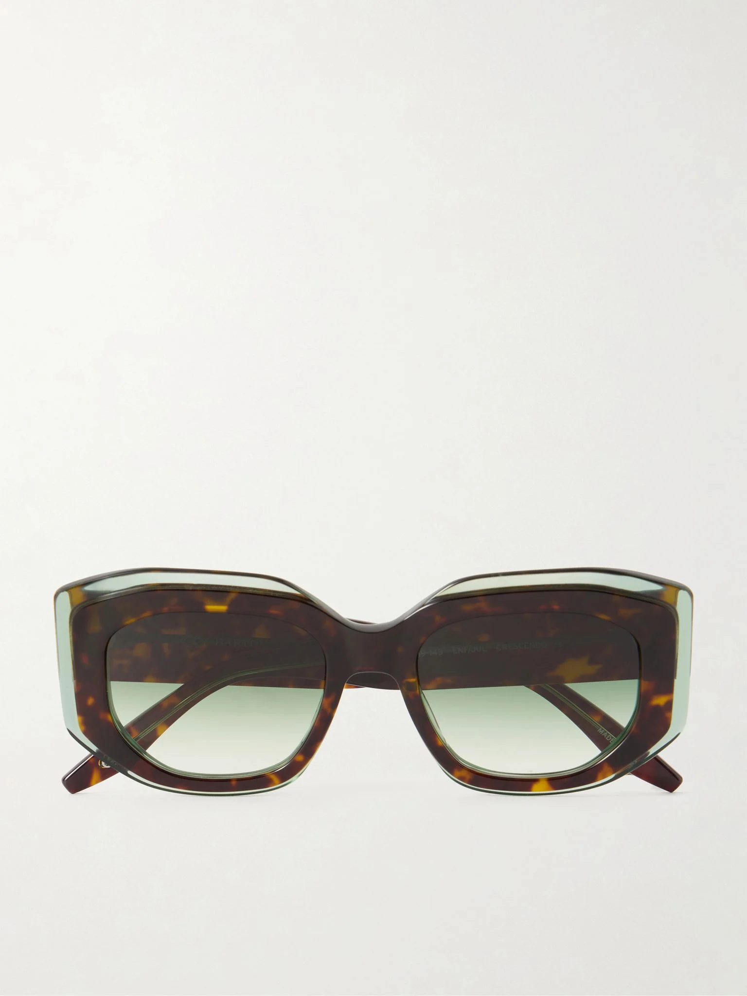 Crescendo square-frame tortoiseshell acetate sunglasses Tortoiseshell - 1