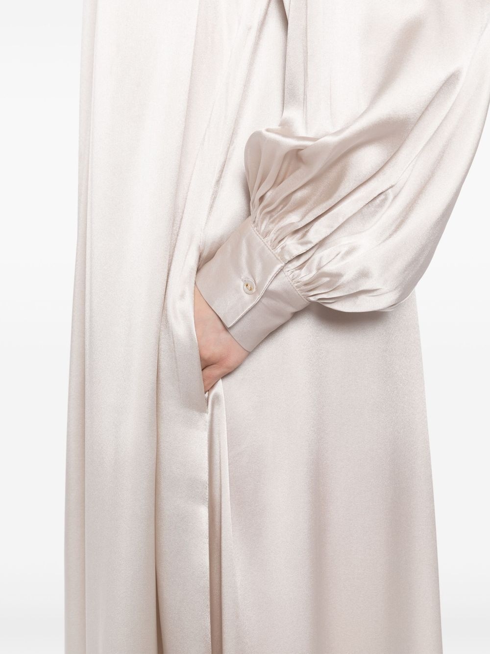 Monroe silk charmeuse dress - 5