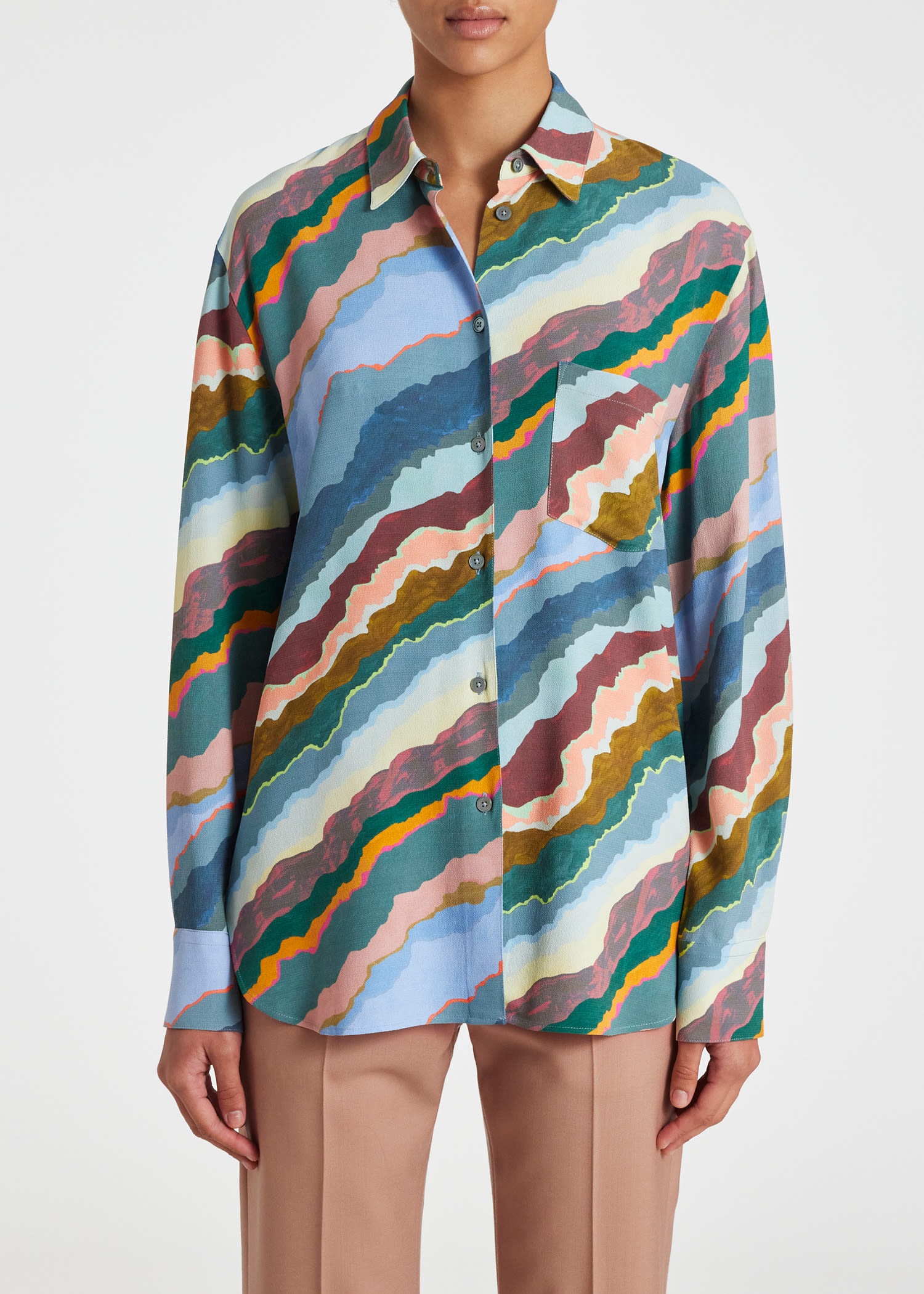 Multi Colour 'Torn Stripe' Shirt - 3