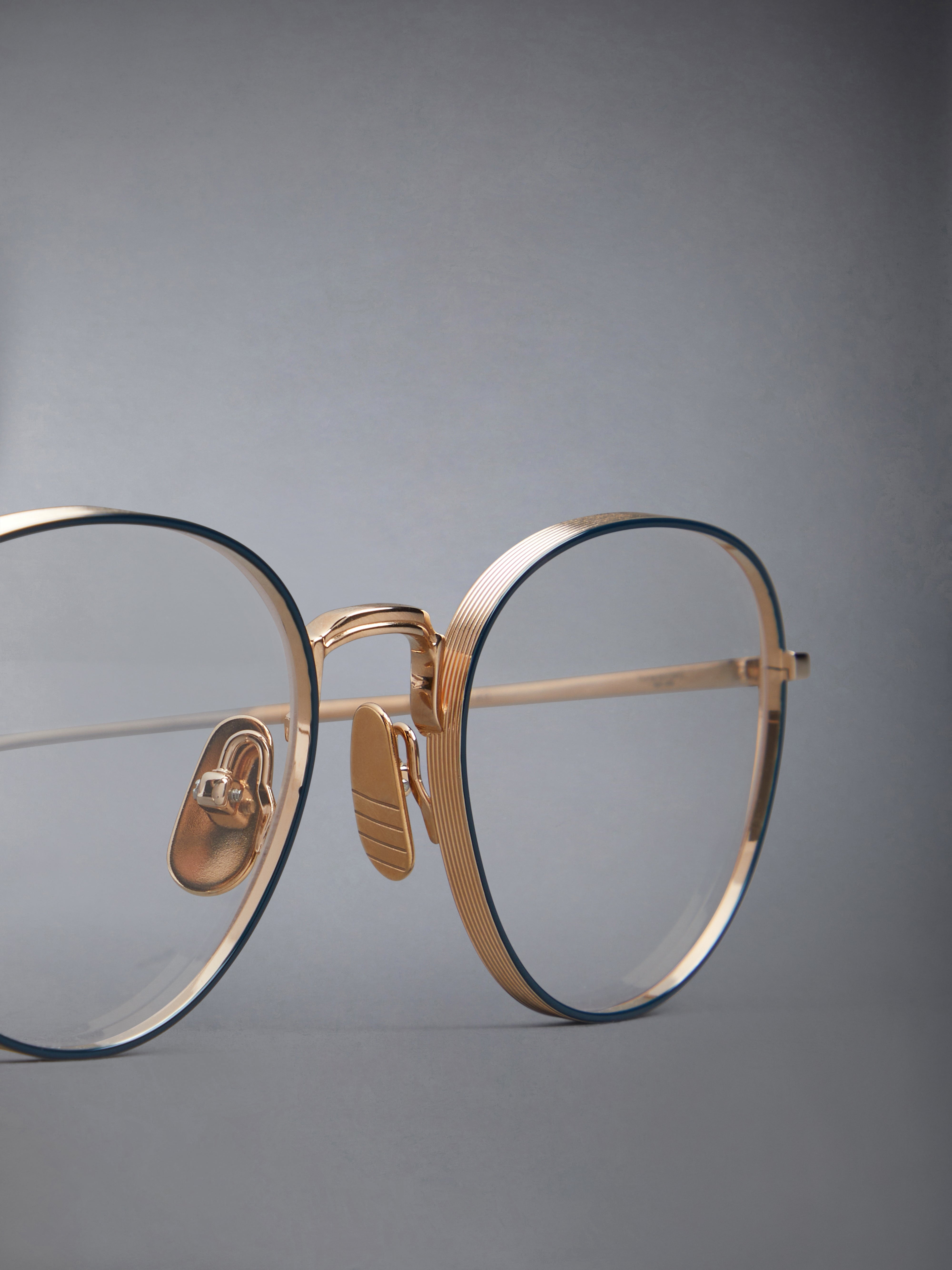 TITANIUM ROUND EYEGLASSES - 5