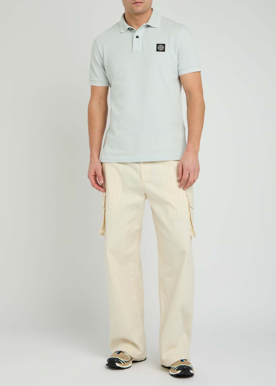 Stone Island Piqué Cotton Polo Shirt - 4