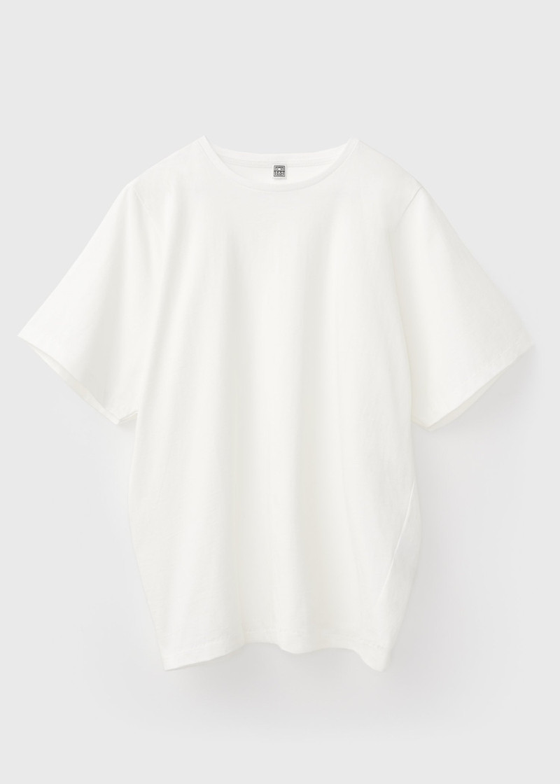 Oversized cotton tee off-white - 1