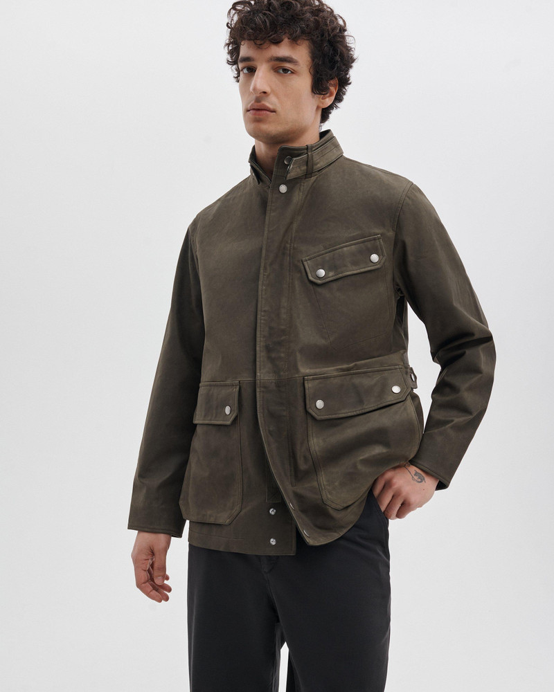 rag & bone Penton Suede Moto Jacket outlook