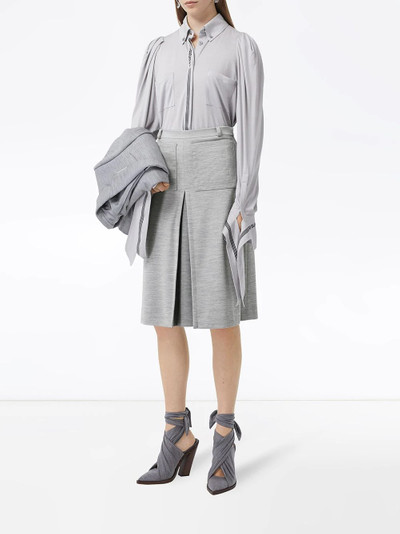 Burberry box pleat skirt outlook