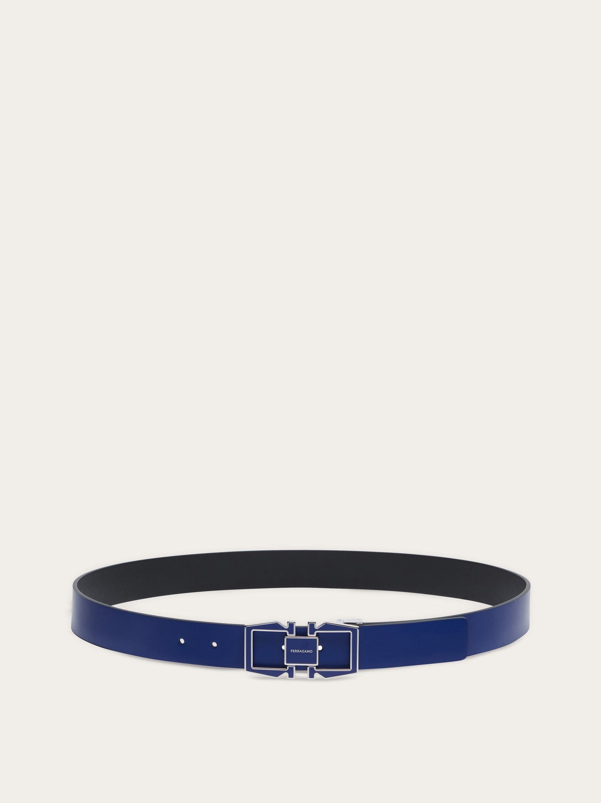 Reversible and adjustable Gancini belt - 2