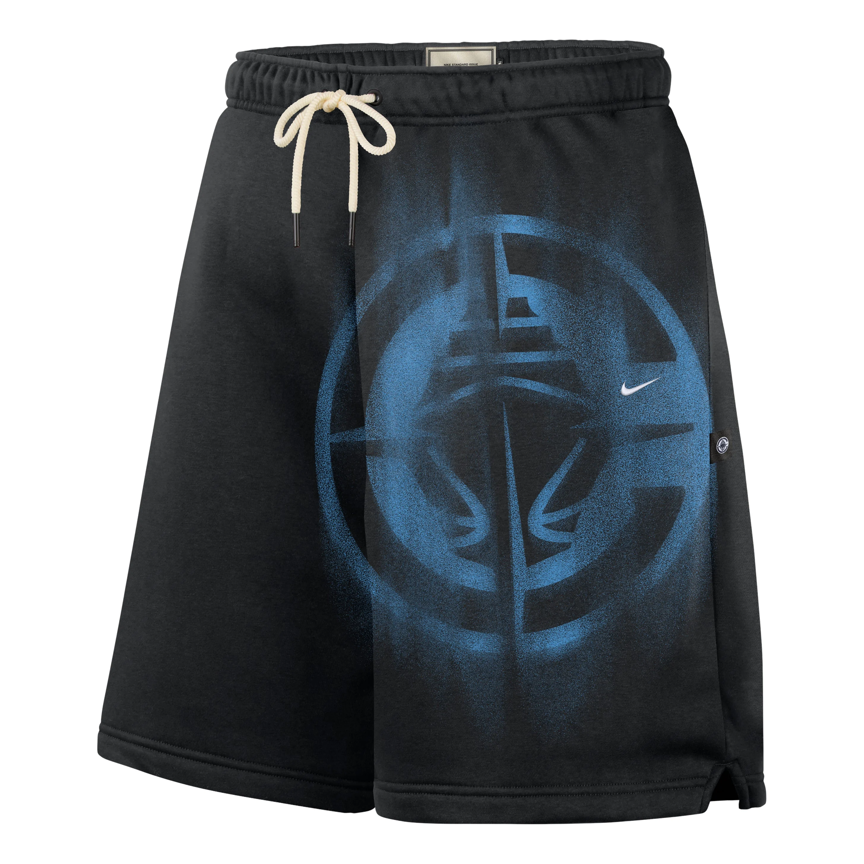 Nike LA Clippers Standard Issue Fleece Shorts 'Black White' IQ1497-010 - 1