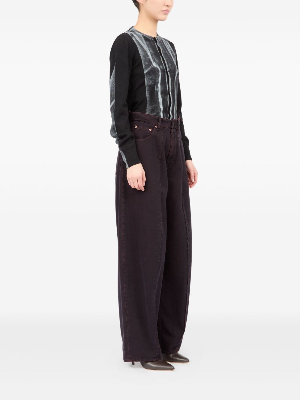 single-stitch logo jeans - 3