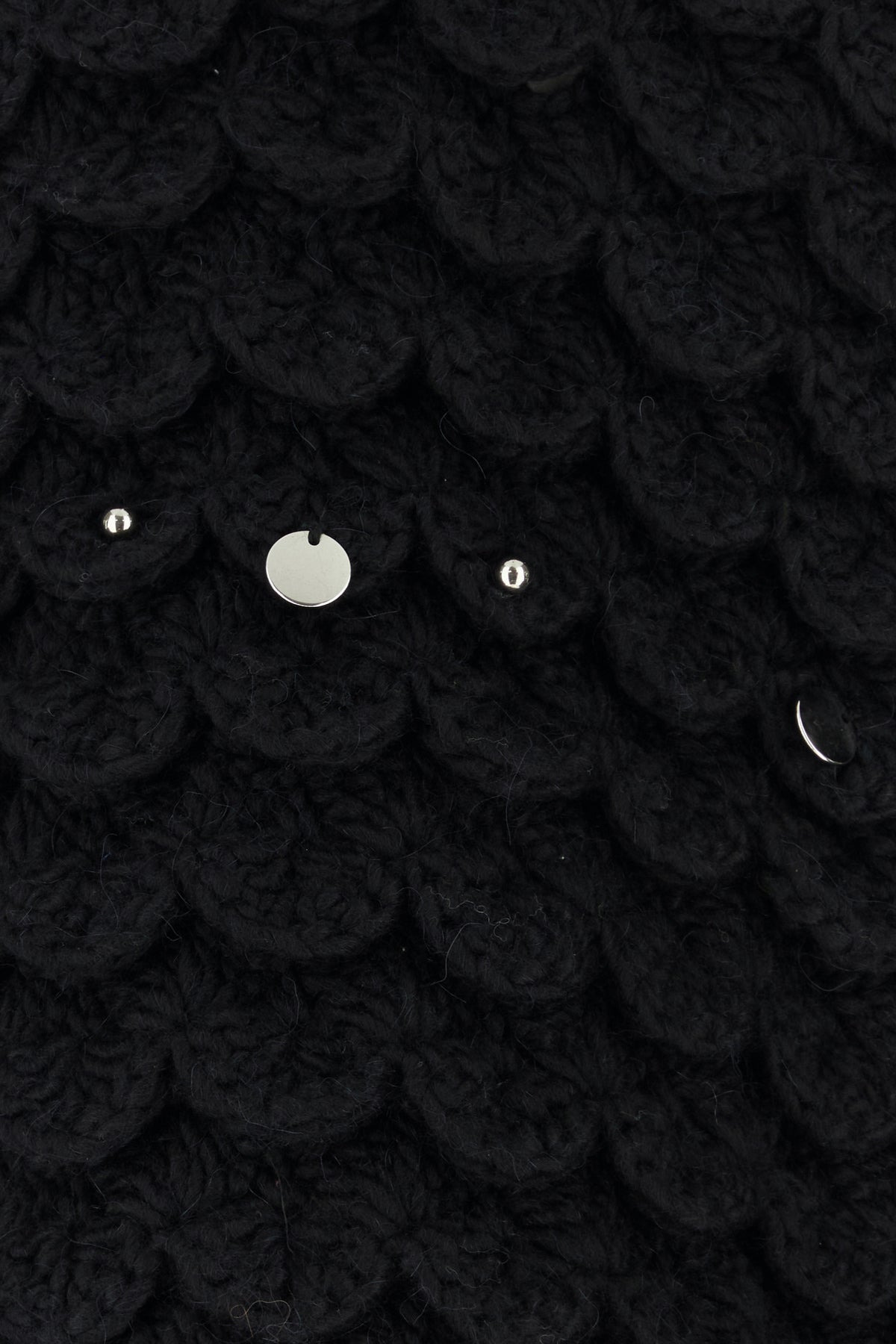 Black wool blend sweater - 3