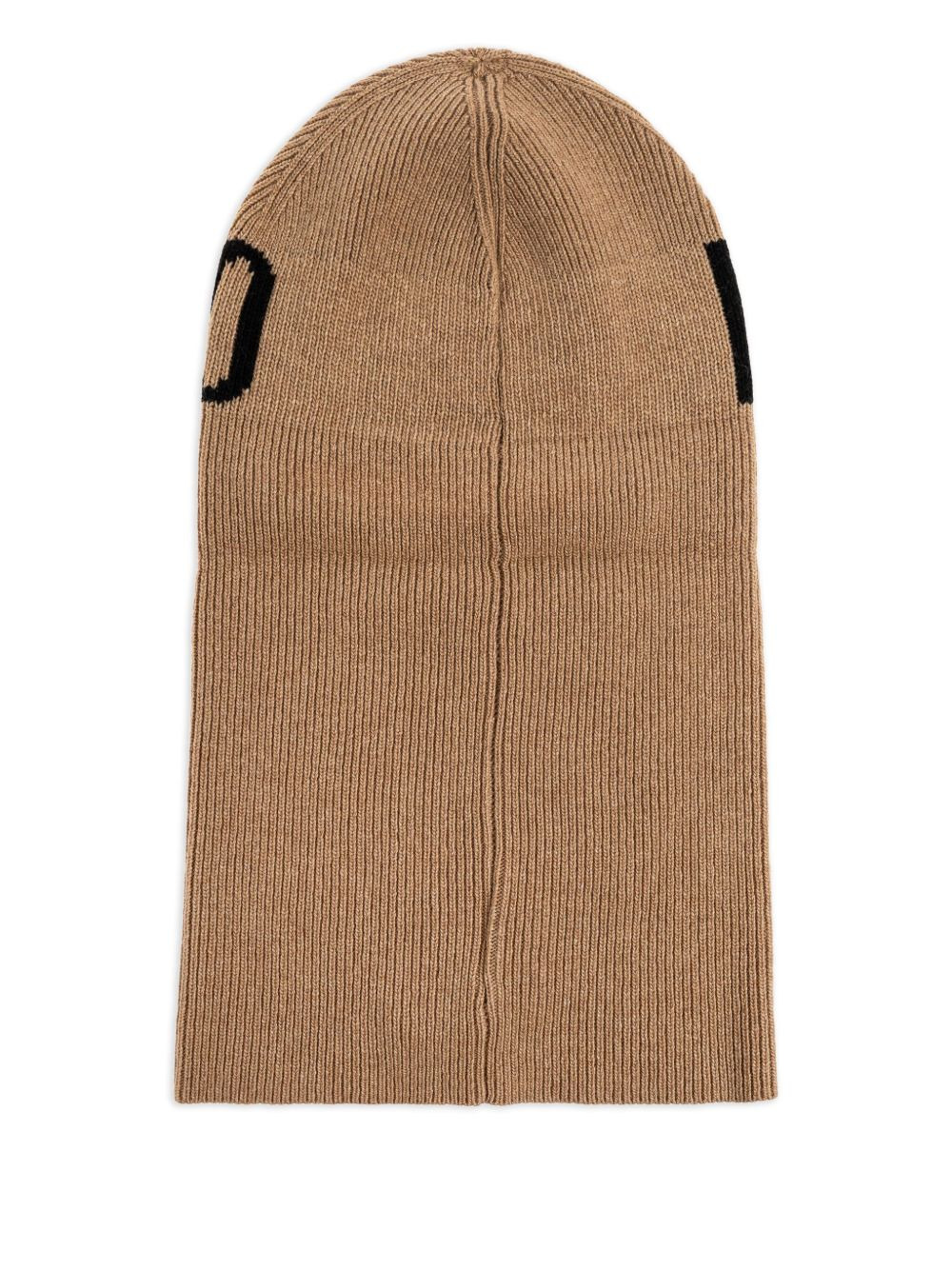 logo-embroidered balaclava - 2