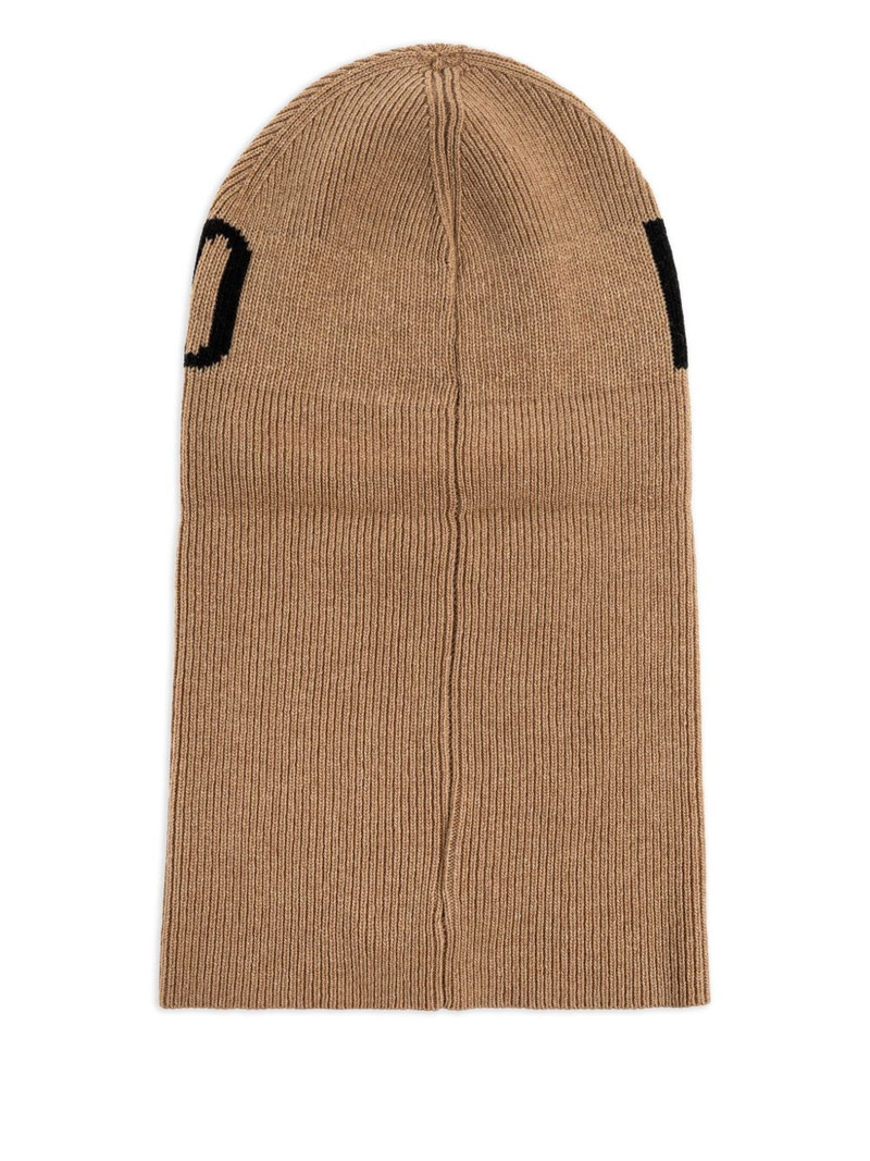 Moschino logo-embroidered balaclava outlook