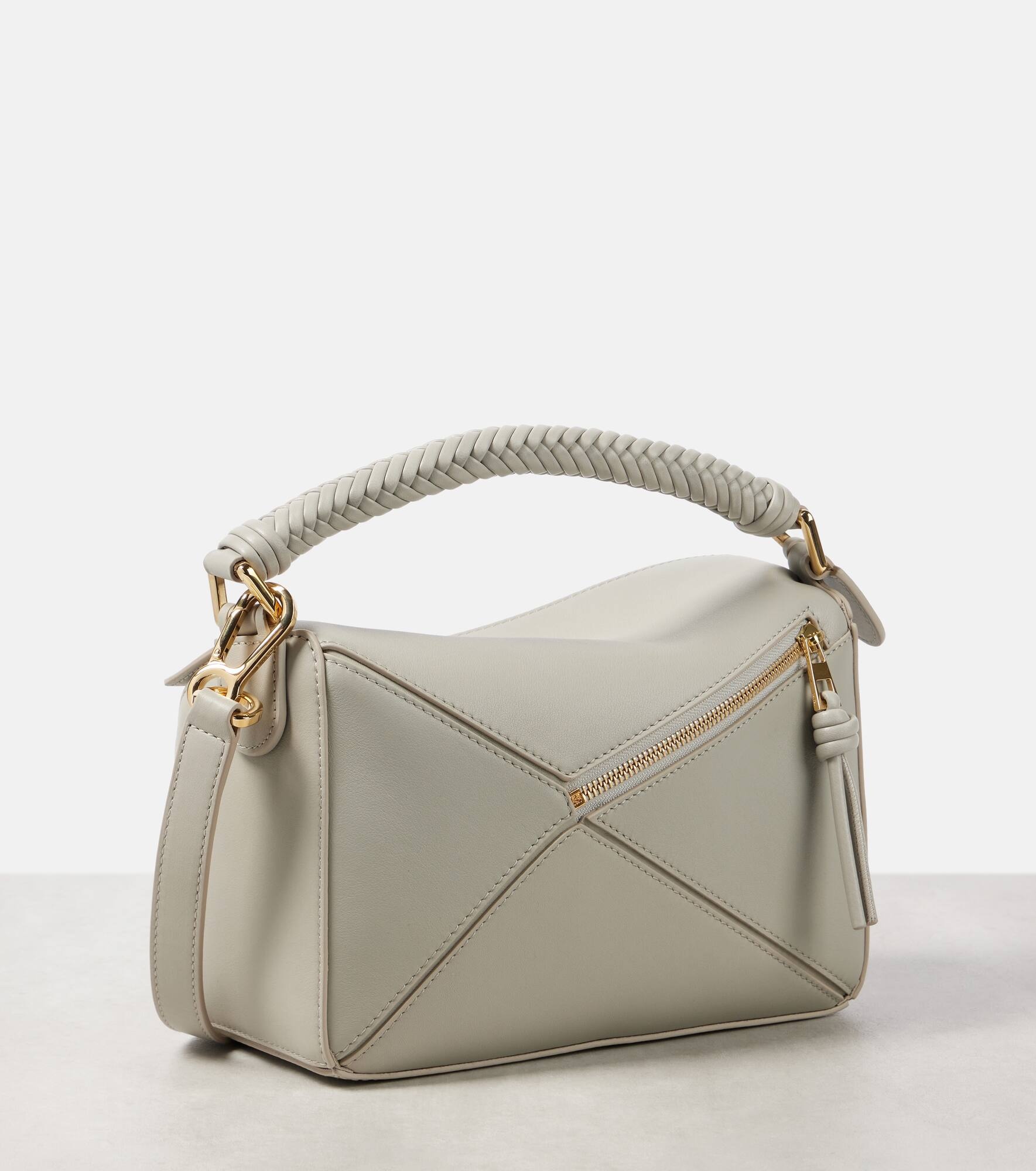 Puzzle Small leather shoulder bag - 4