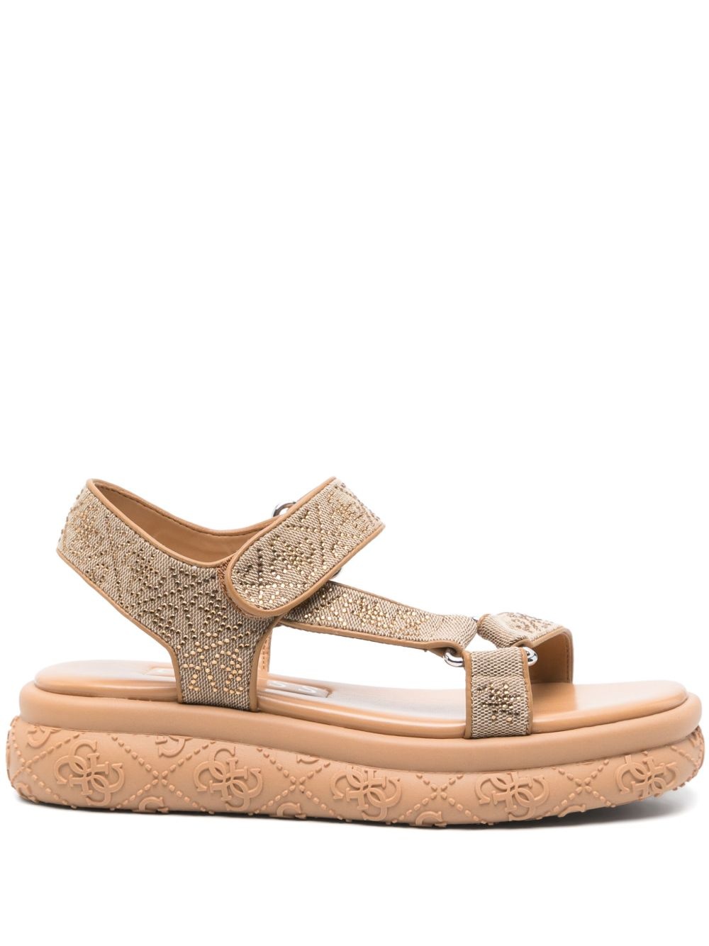 crystal-embellished sandals - 1