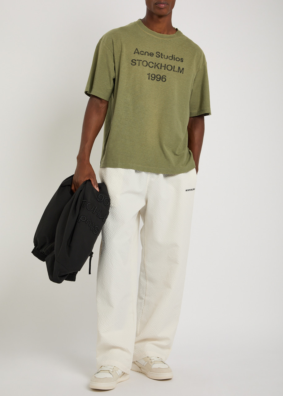 Acne Studios Logo Cotton-blend T-shirt - 4