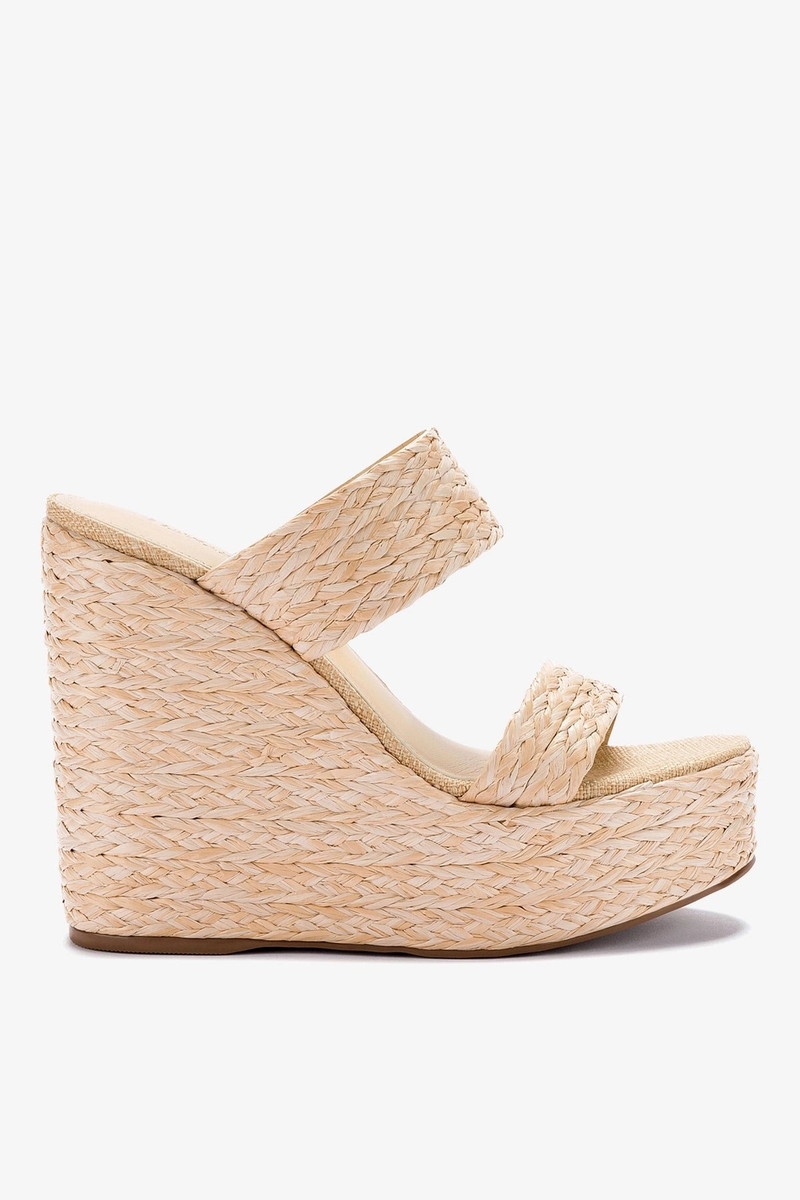 Pamela Wedge In Natural Raffia 1