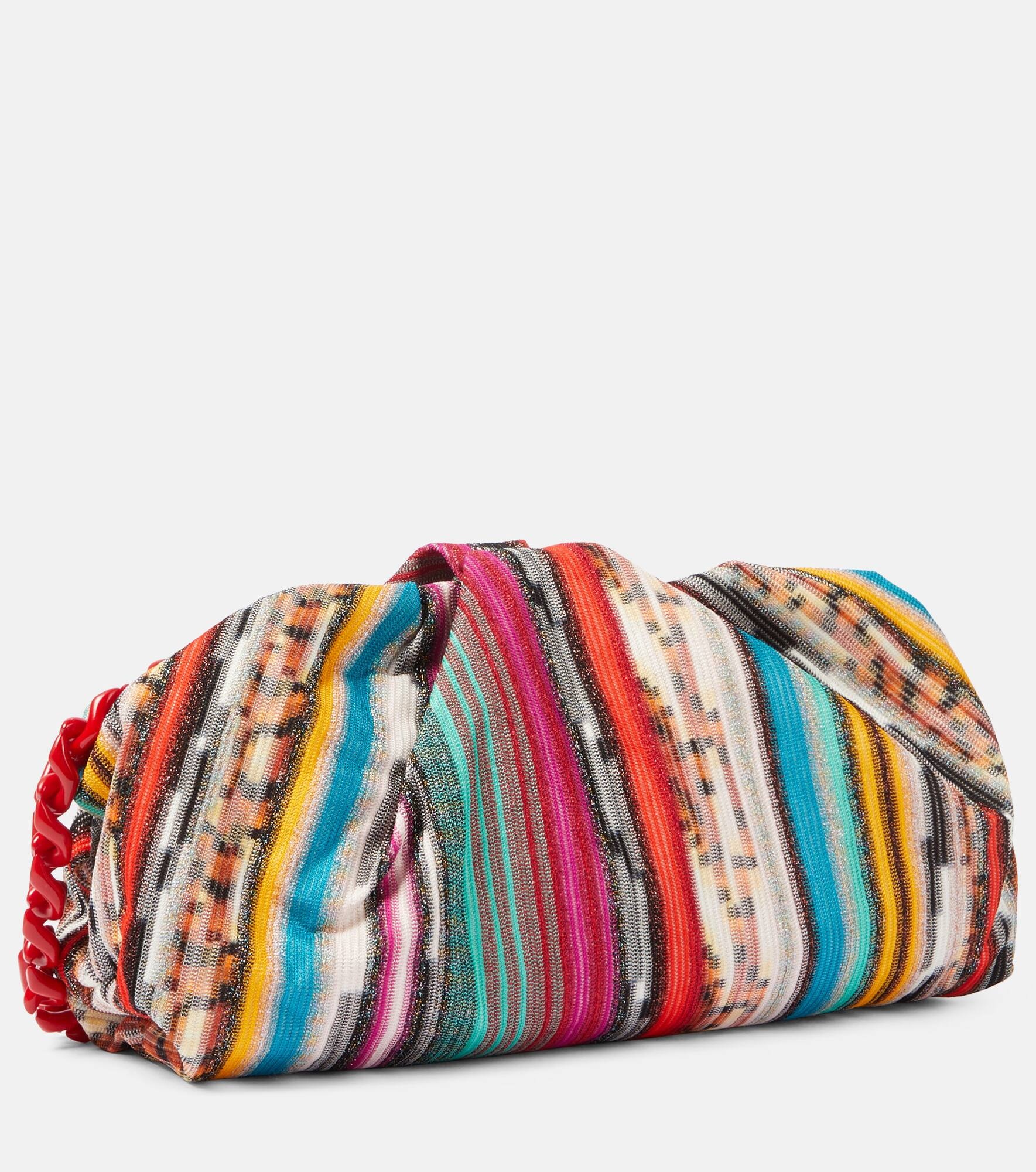 Striped shoulder bag - 4