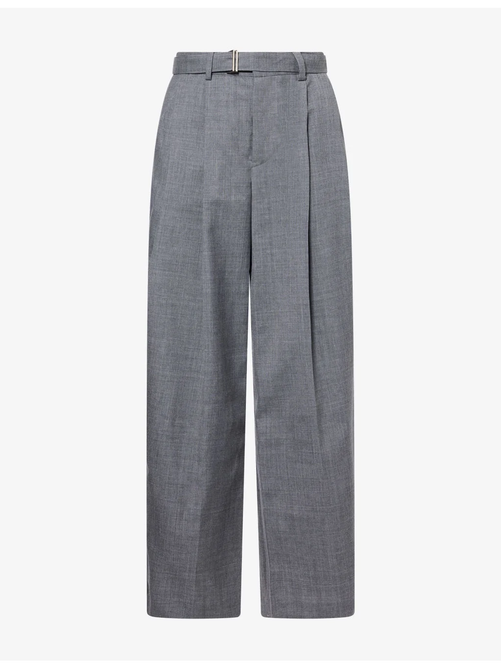 Barrel-Leg Suiting Wool Trousers - 1