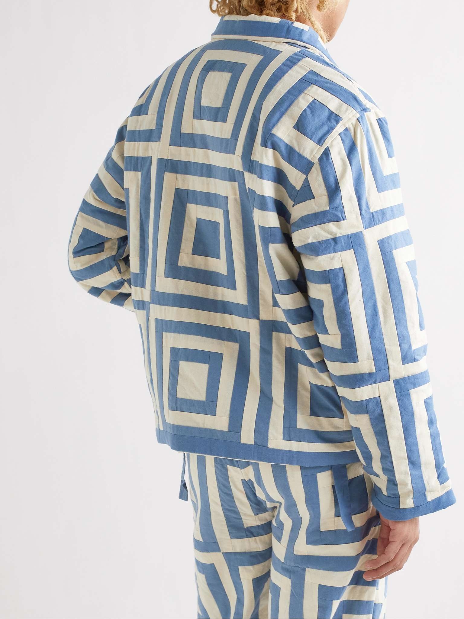 White House Steps Reversible Quilted Printed Cotton Jacket - 6