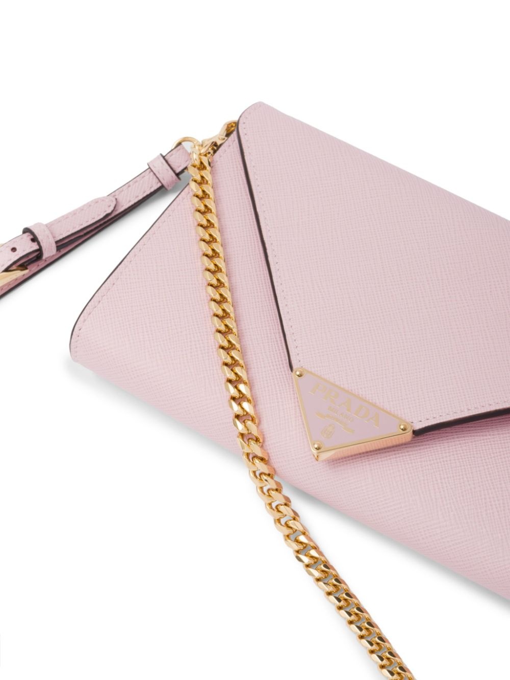 Saffiano leather envelope clutch - 6