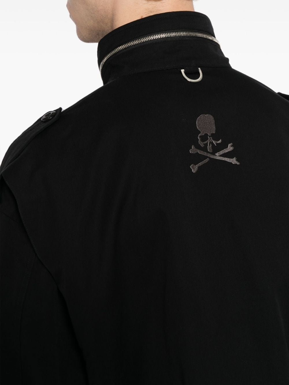 logo-print zip-detail jacket - 5