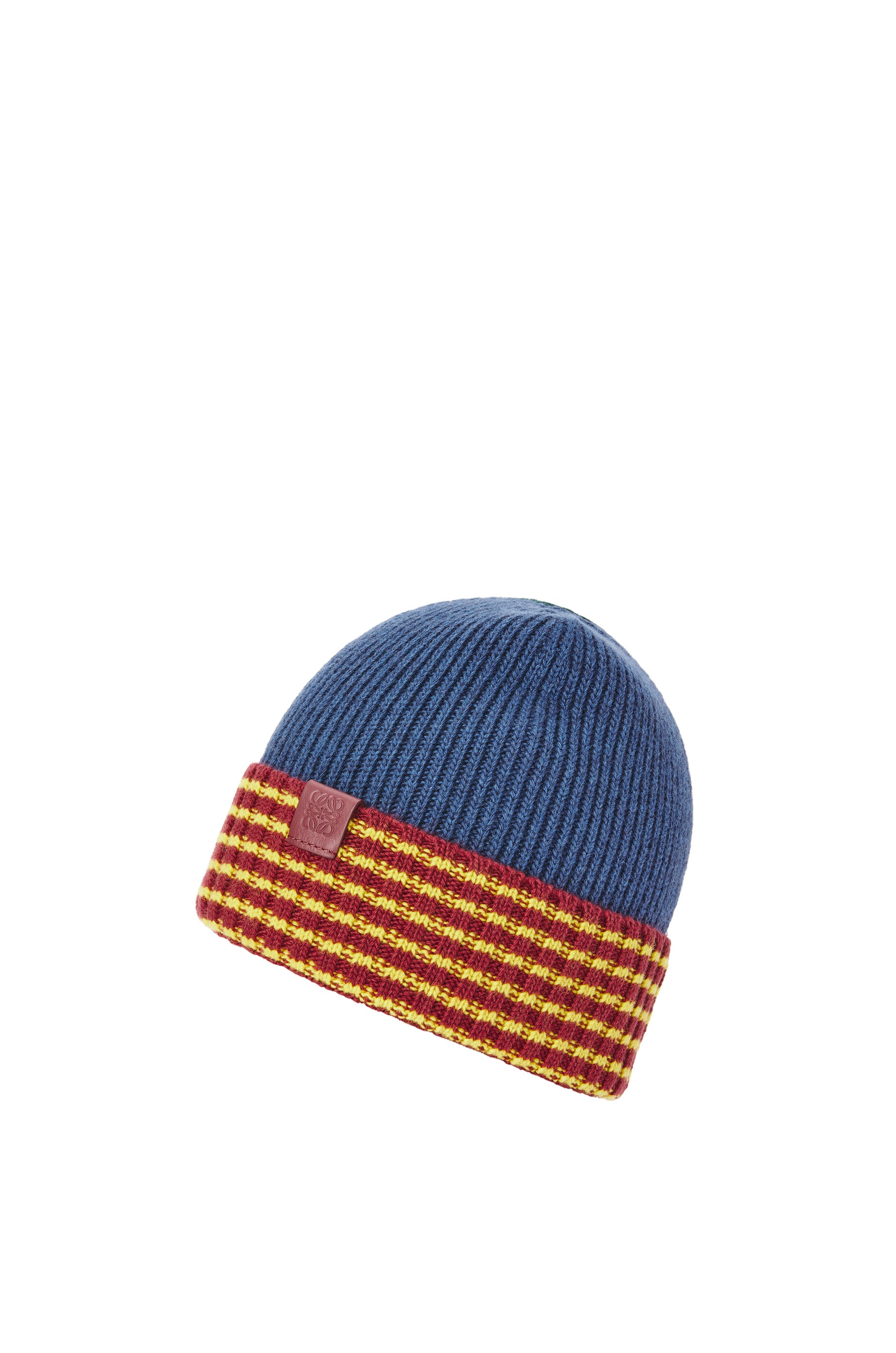 Stripe hat in wool - 3