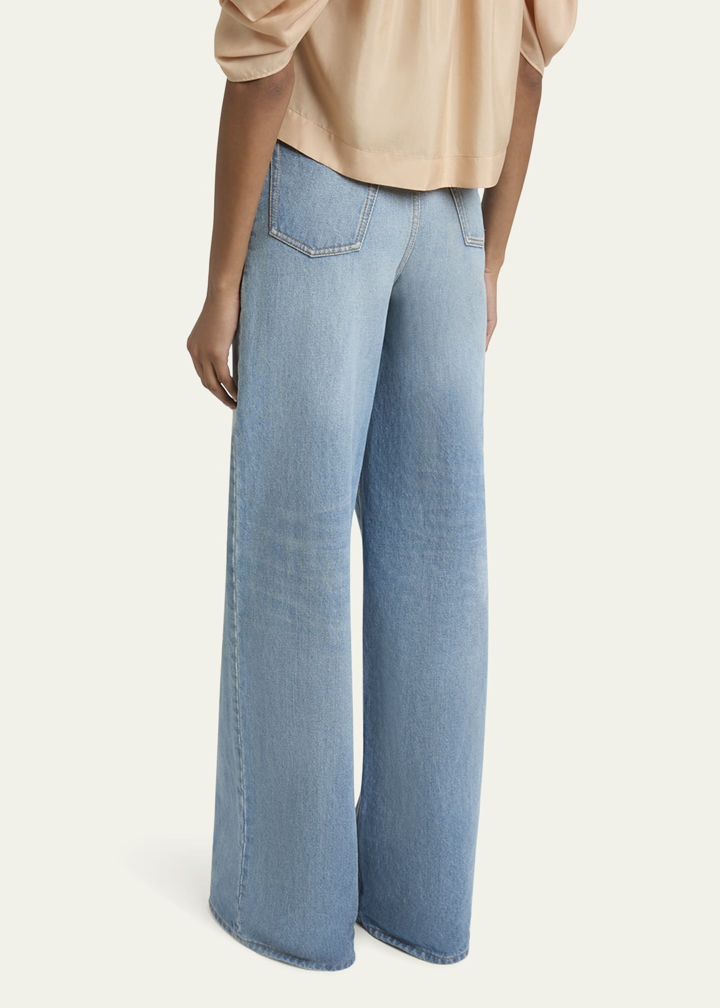 High Rise Wide Leg Jeans - 3