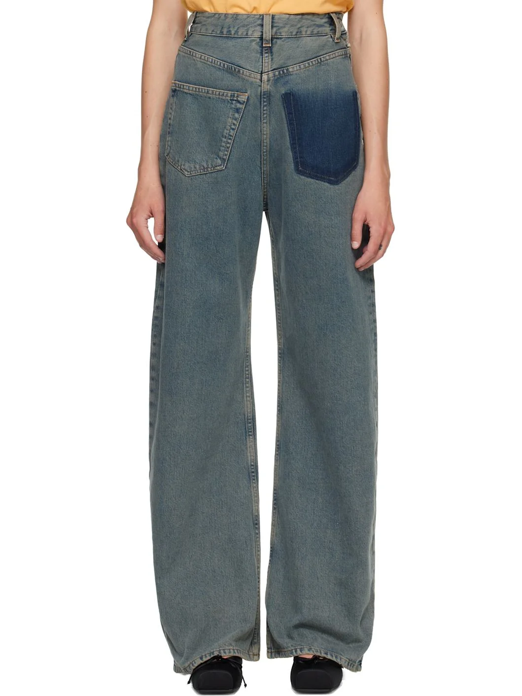 Blue Back-To-Back Jeans - 1