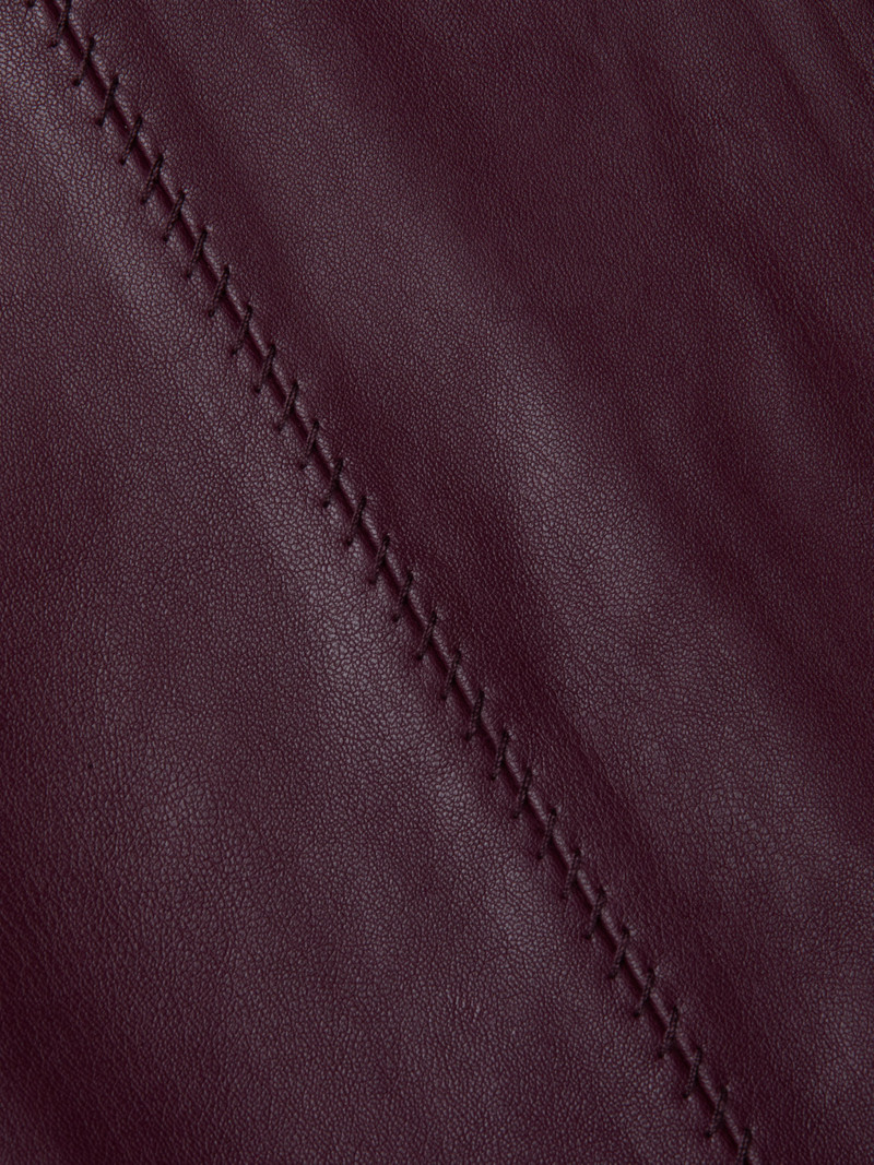 Arlette Vegan Leather Midi Skirt 7