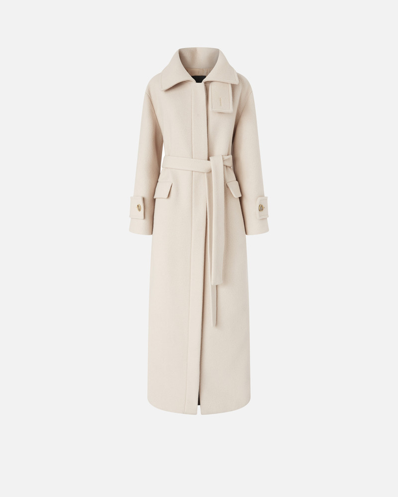 LONG CLOTH COAT WITH BELT 1