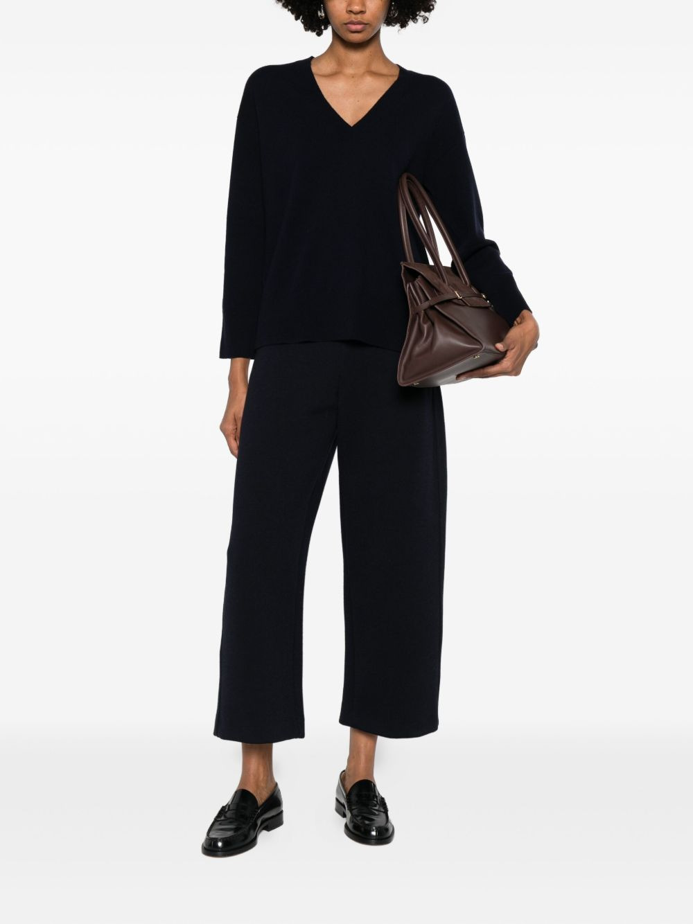 Max Mara Women Wool And Cotton Trousers - 2