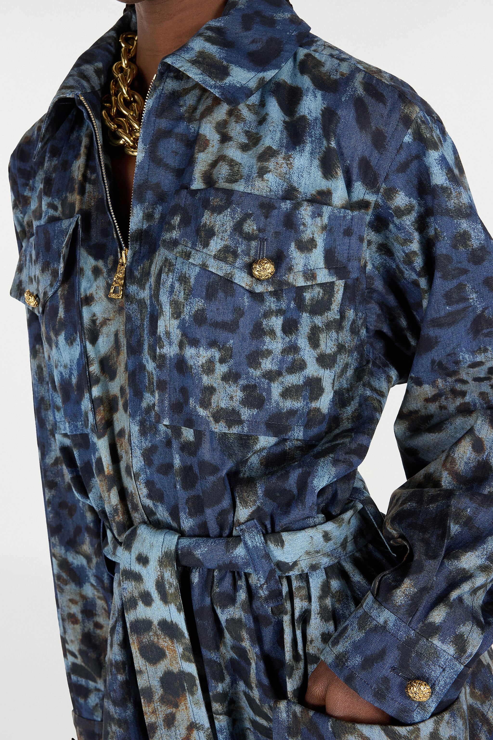 Jumpsuit With Leopard Print - 7